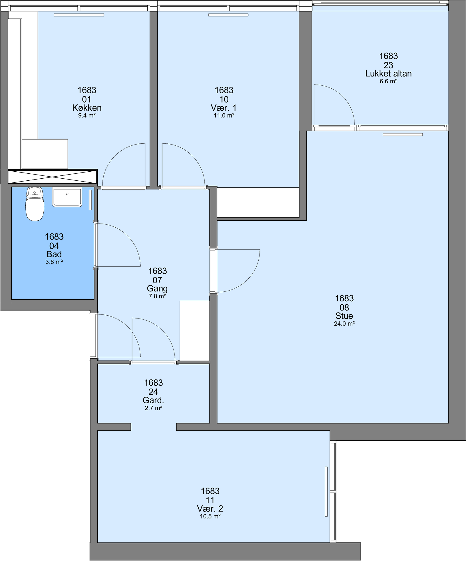 Visual presentation of the listing