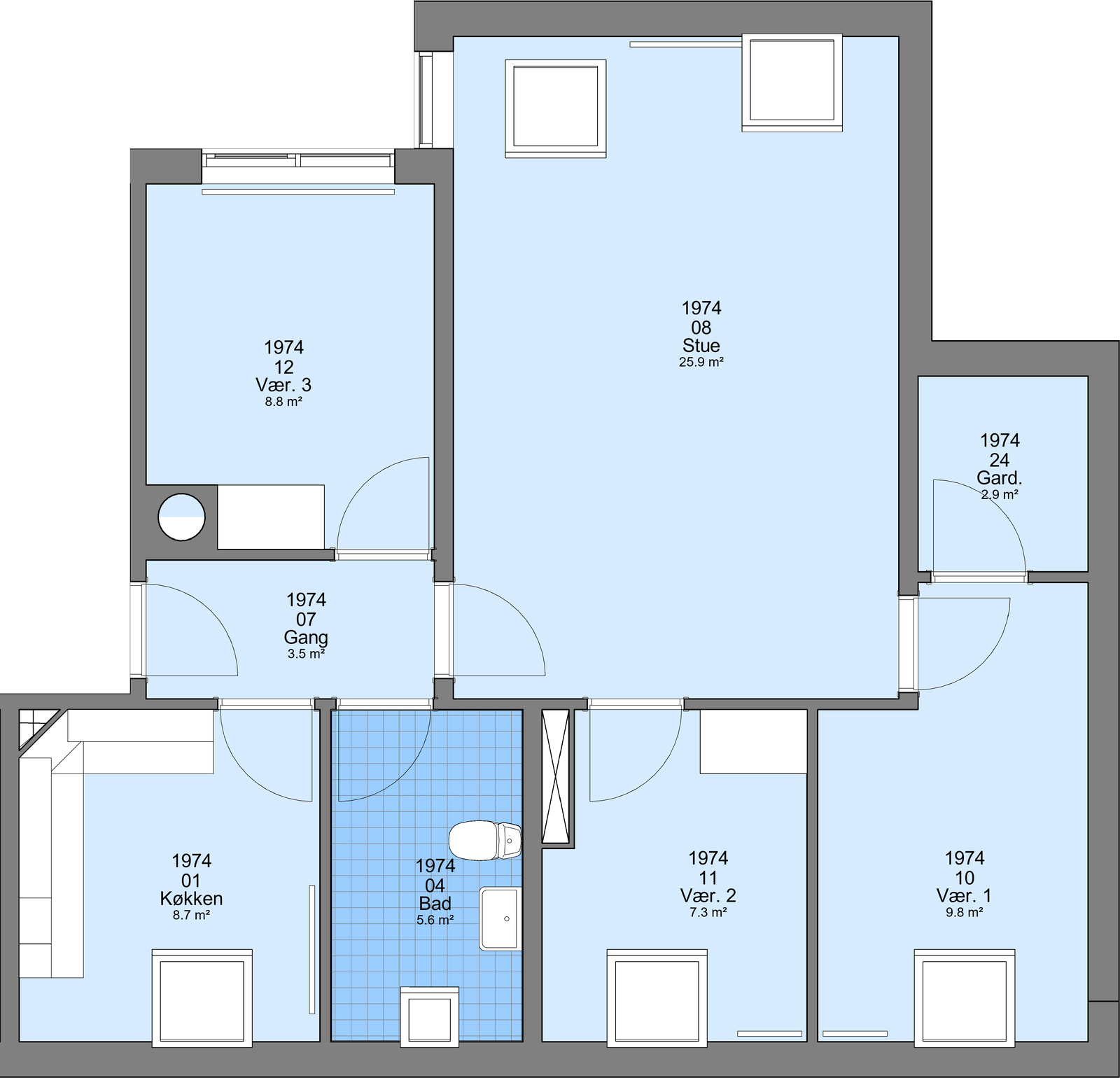 Visual presentation of the listing