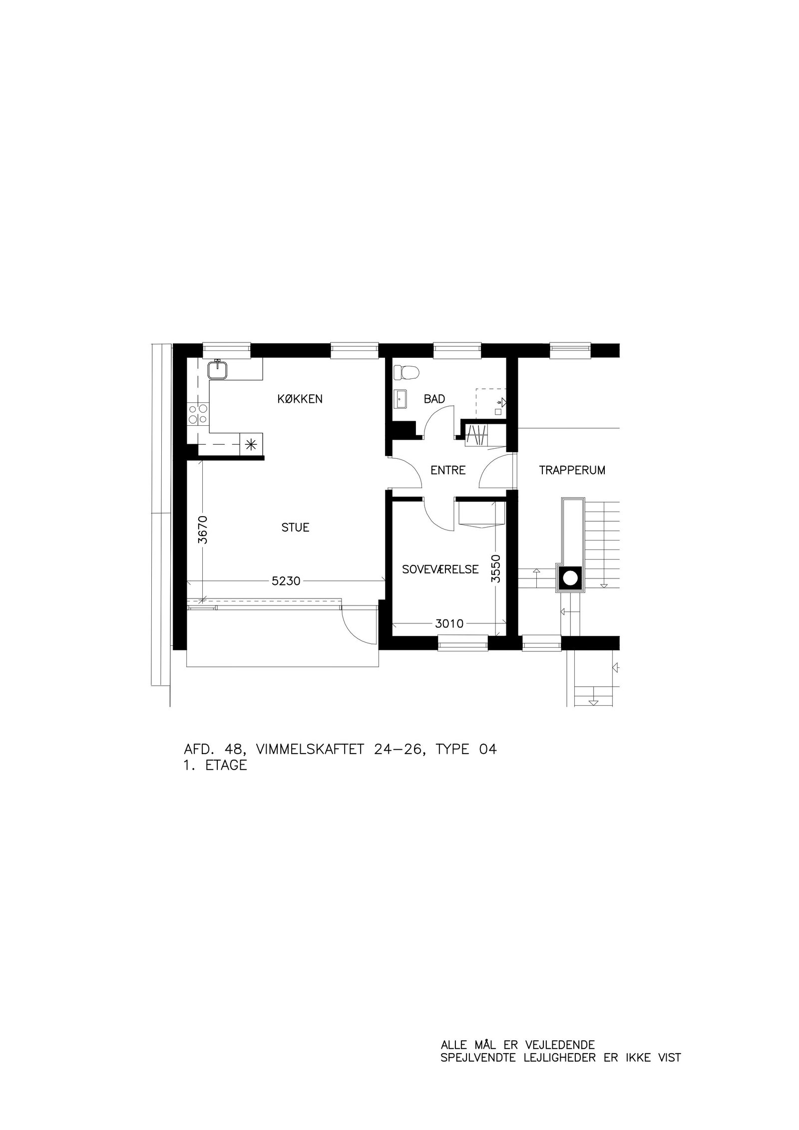 Visual presentation of the listing