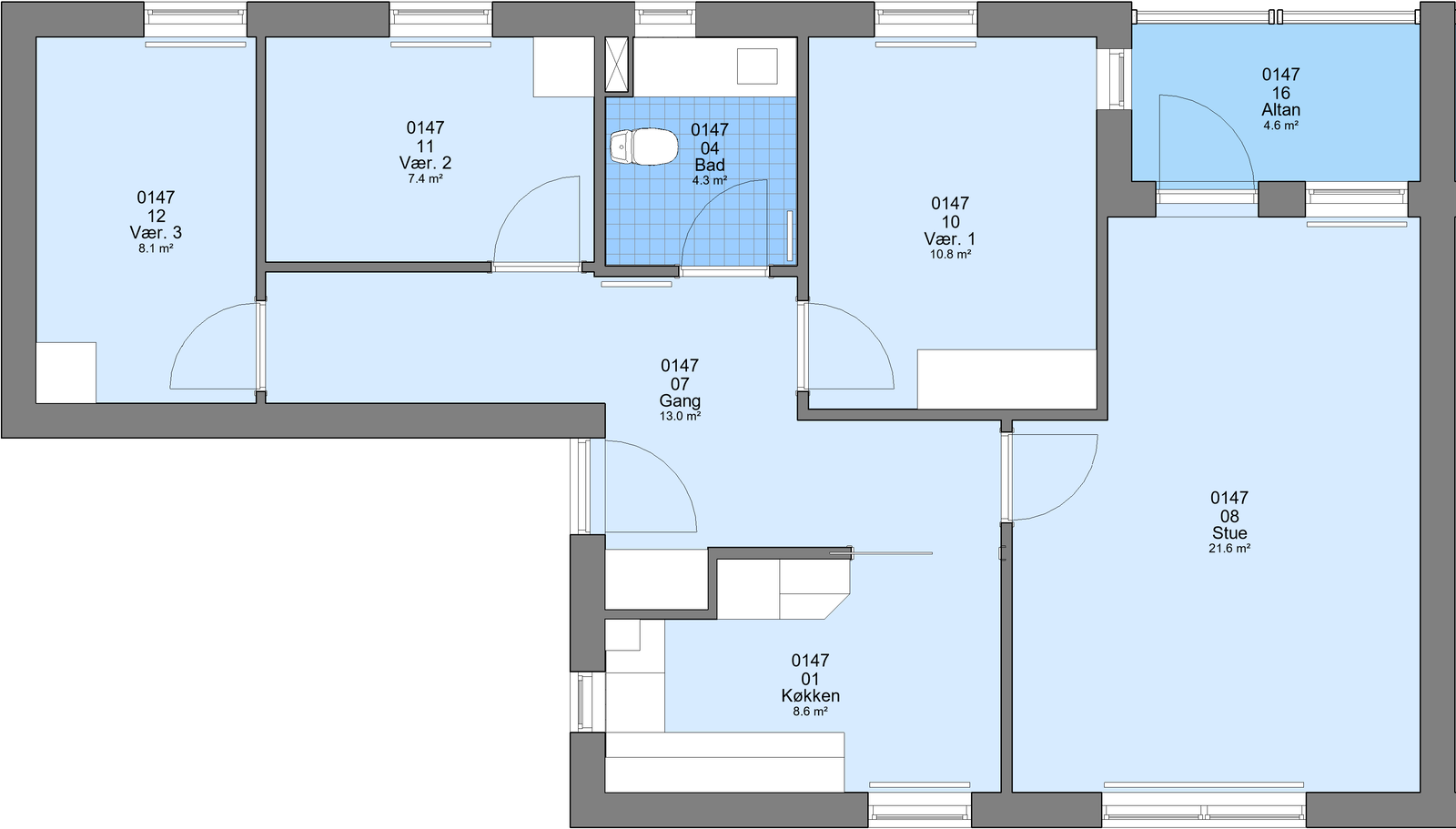 Visual presentation of the listing