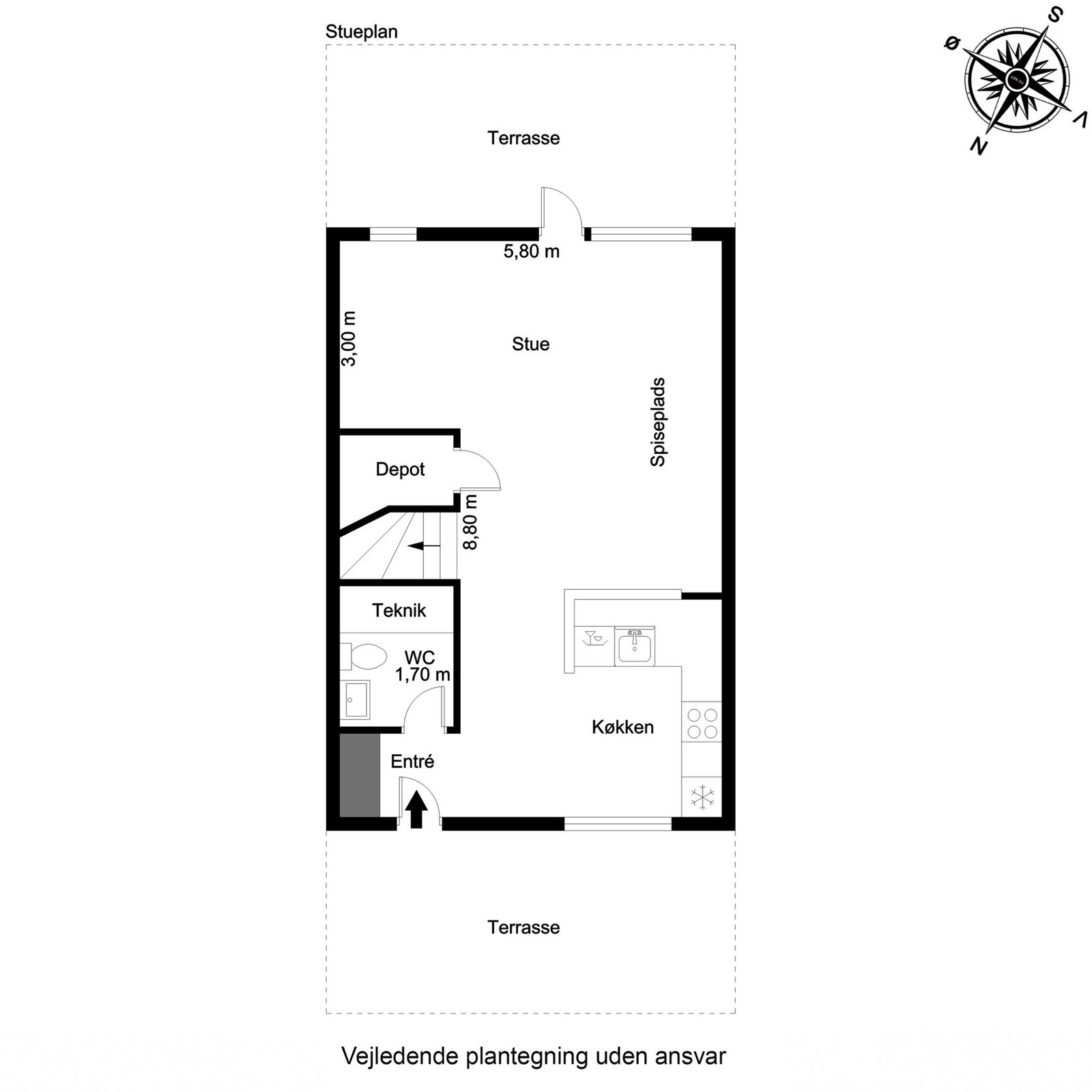 Visual presentation of the listing
