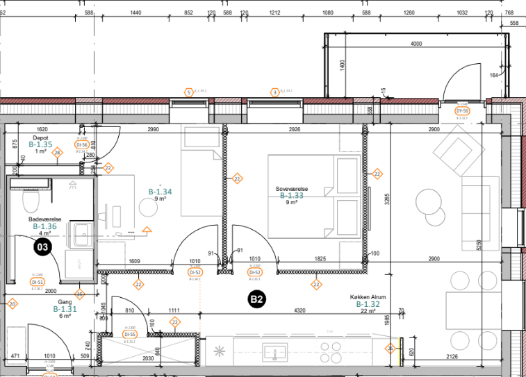 Visual presentation of the listing