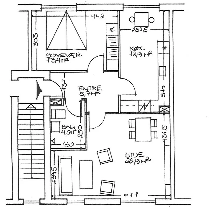 Visual presentation of the listing
