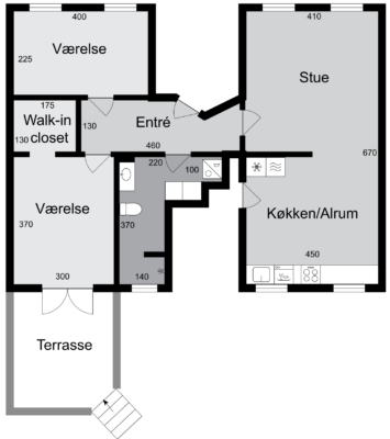 Visual presentation of the listing
