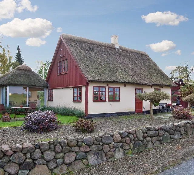 house Thatched Home with Annex, Garden and Views over Fields