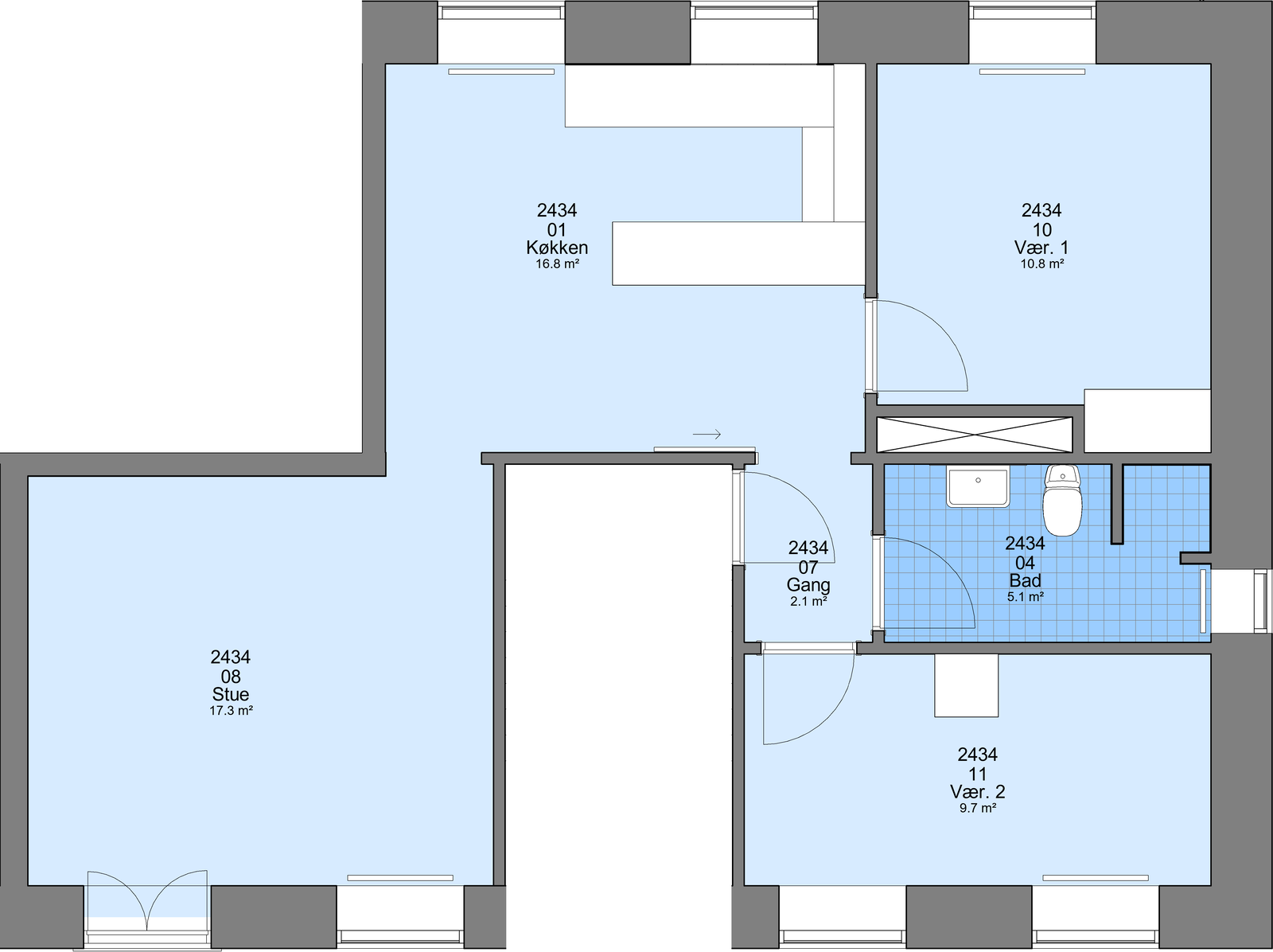 Visual presentation of the listing