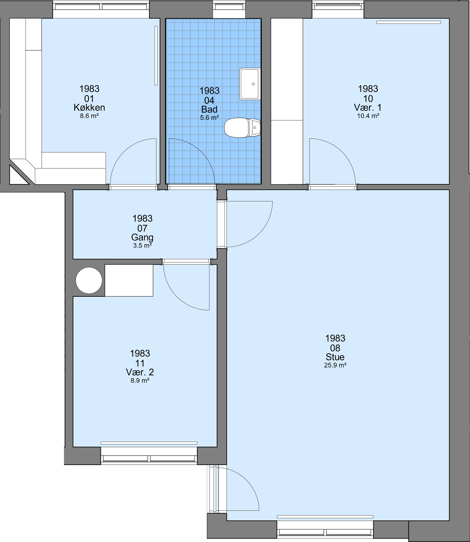 Visual presentation of the listing