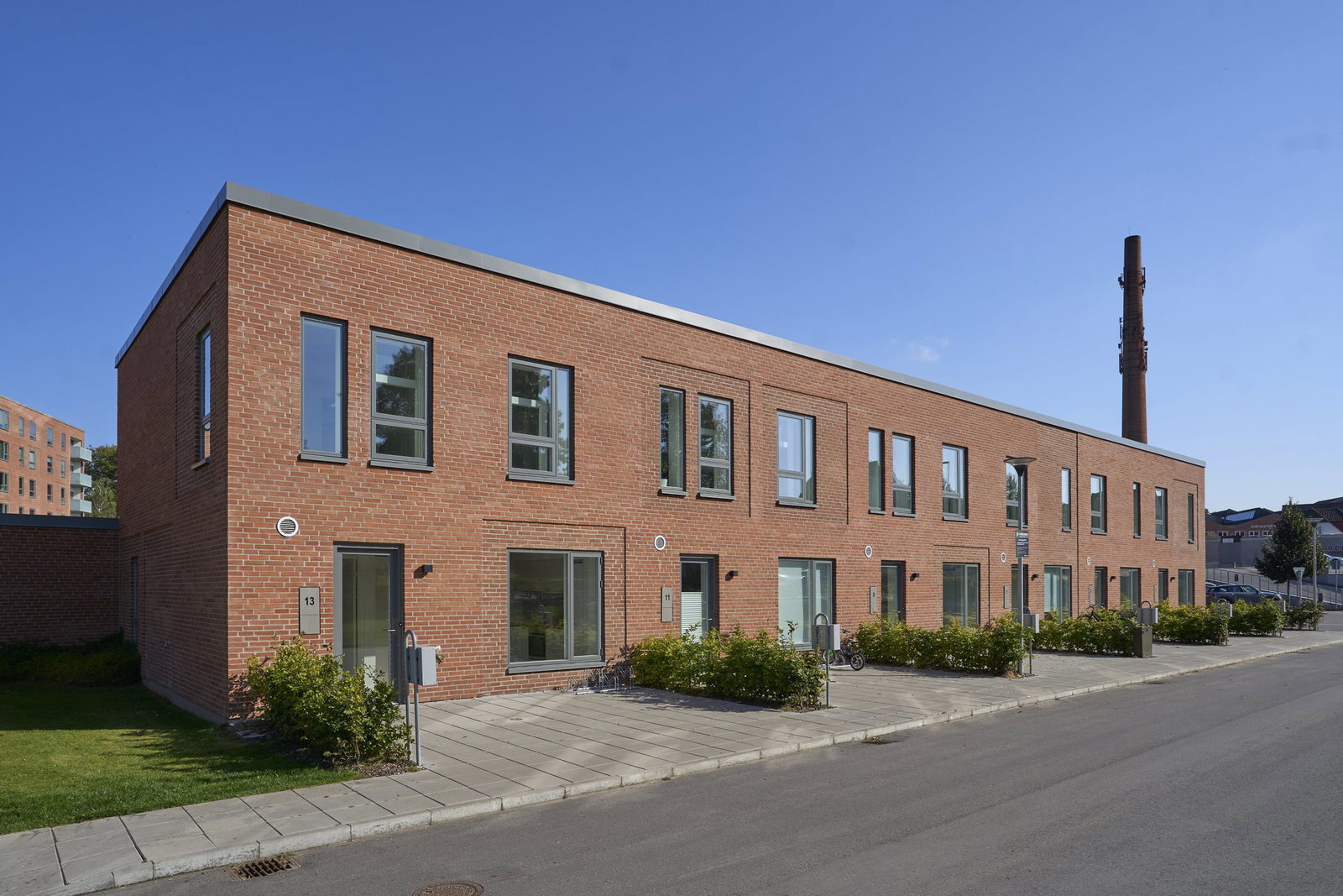 townhouse Familievenlige rækkehuse med grønne områder nær by og natur