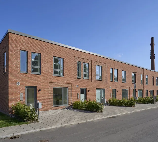 townhouse Familievenlige rækkehuse med grønne områder nær by og natur