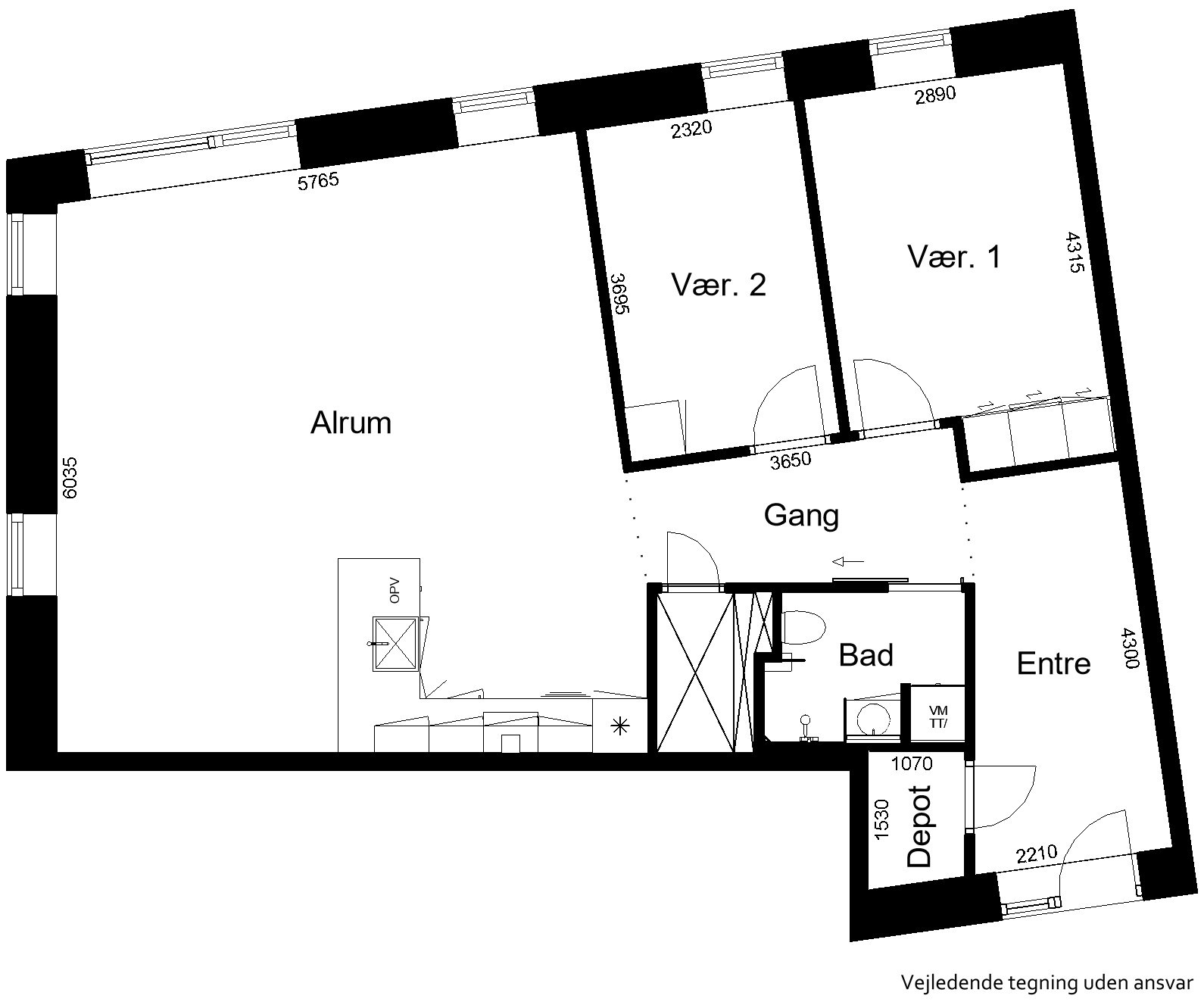 Visual presentation of the listing