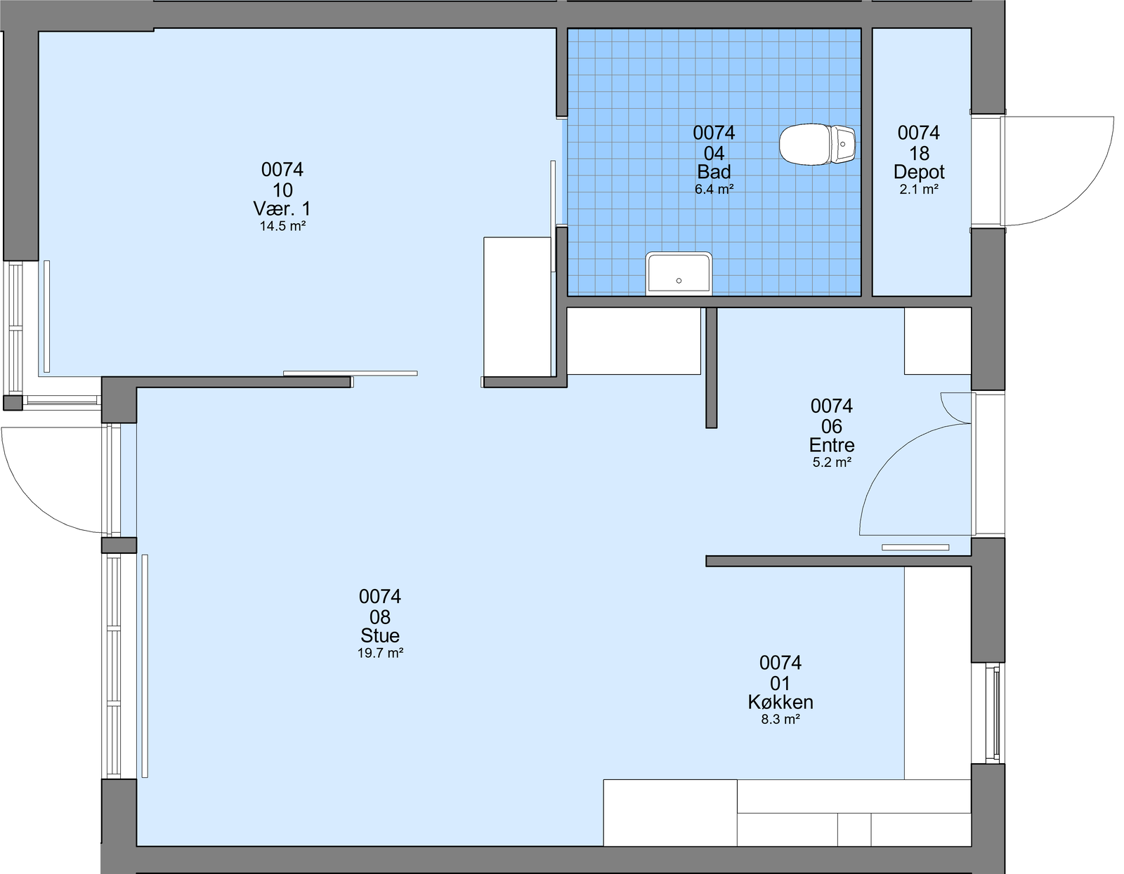Visual presentation of the listing