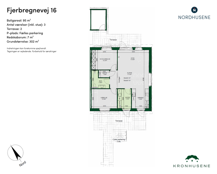 Modern terraced house with garden and terraces in Odense NV - Fjerbregnevej, Odense NV - 0