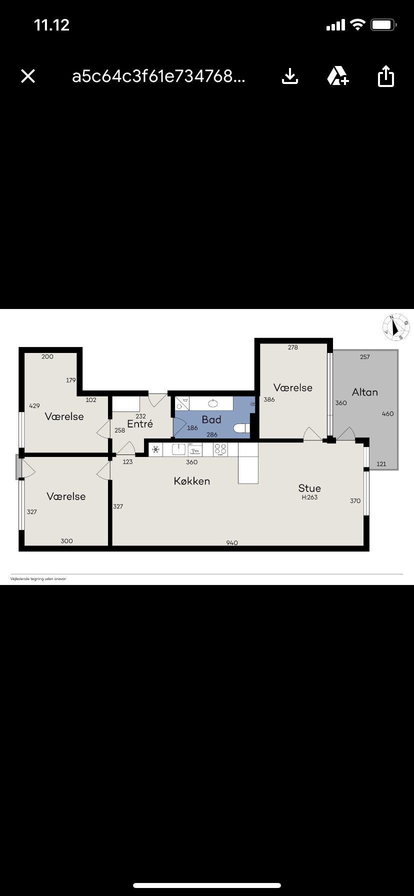 Visual presentation of the listing