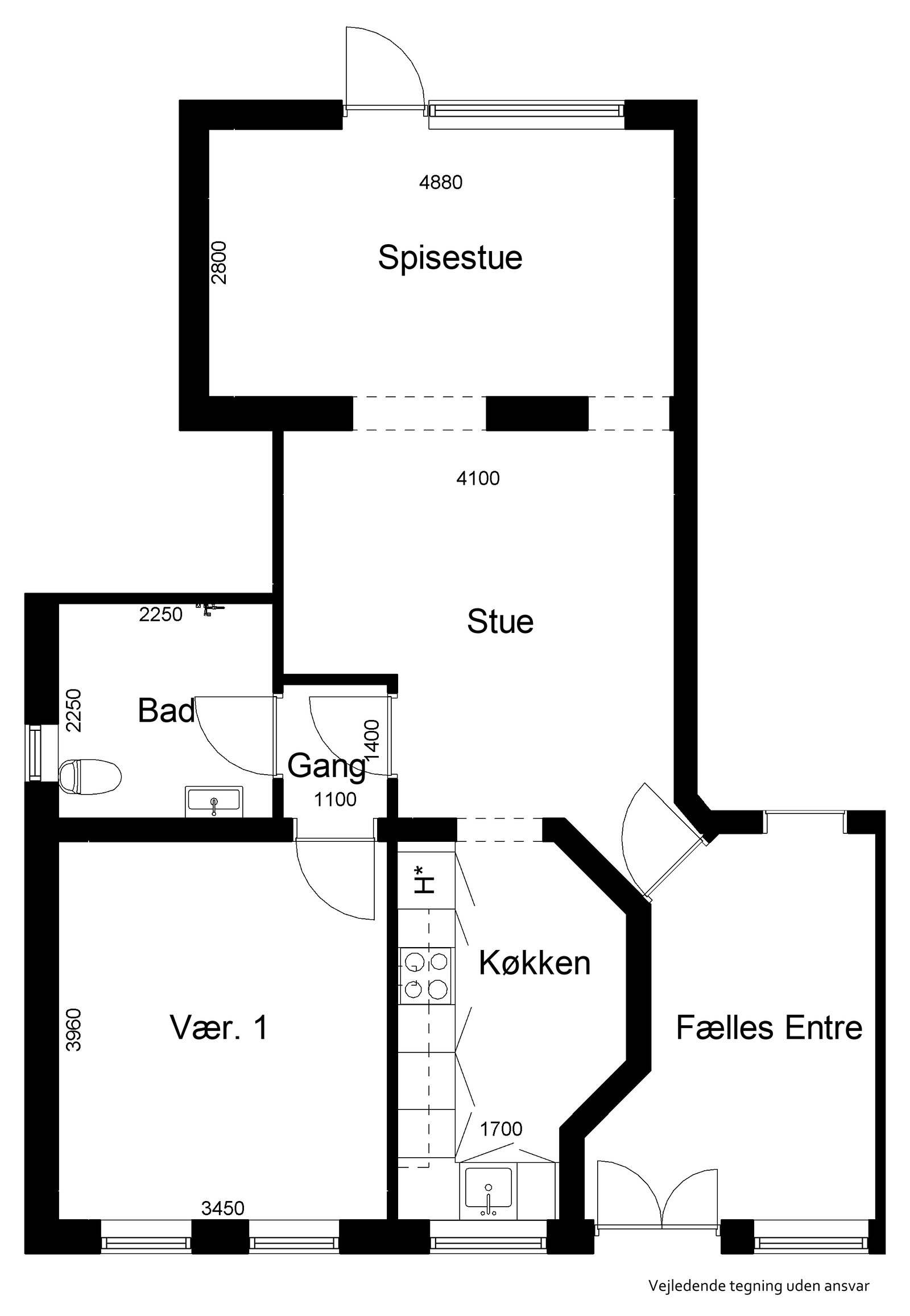 apartment Lejlighed på Hovedgaden 42 B st.