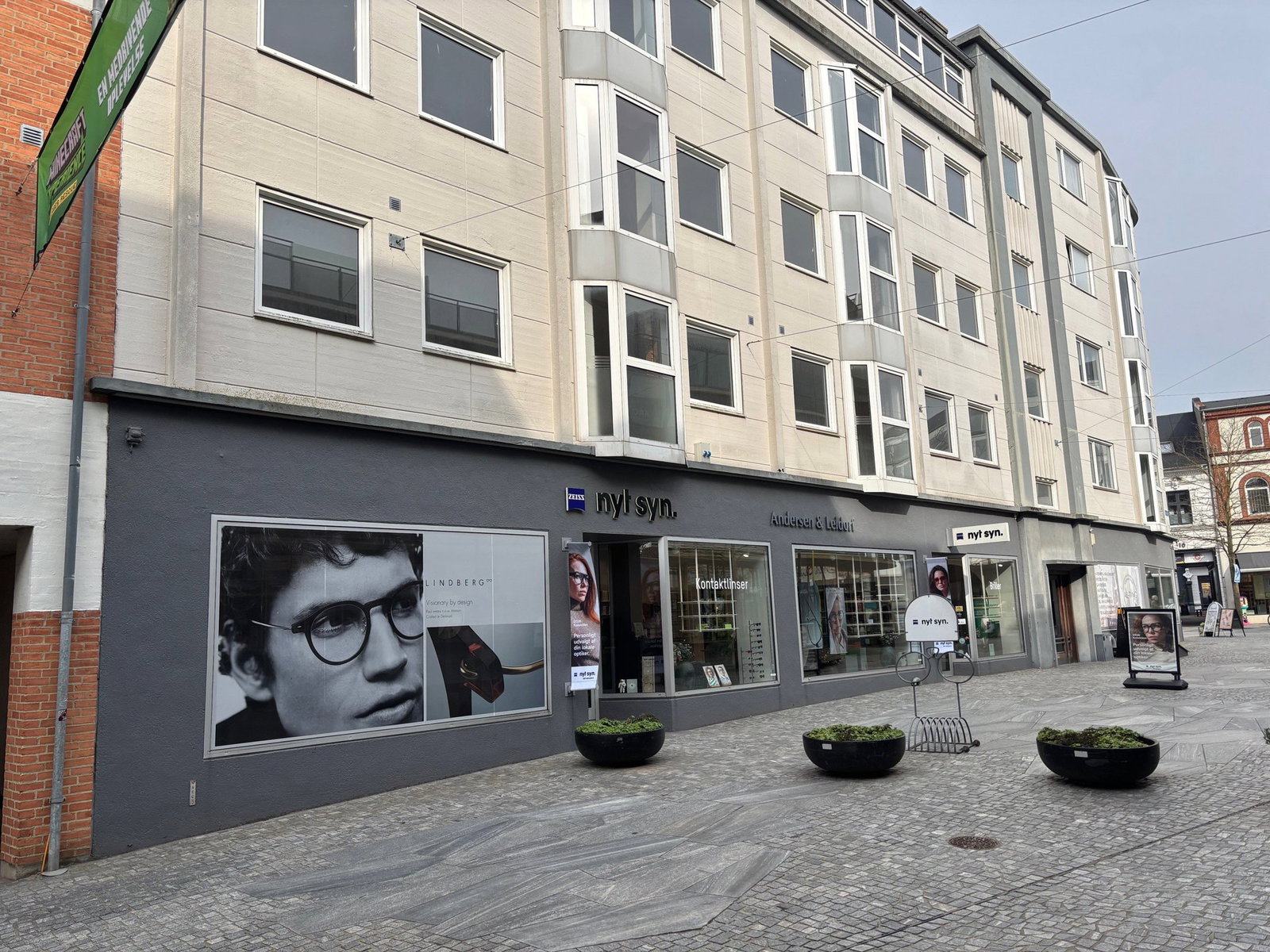 apartment Lys lejlighed ved Herning gågade med altan