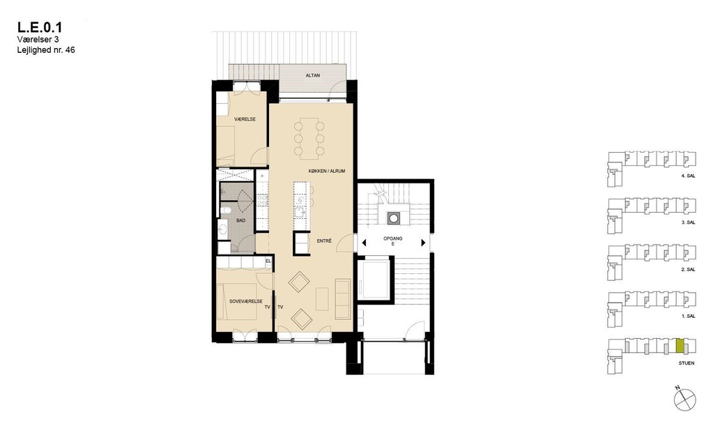Visual presentation of the listing