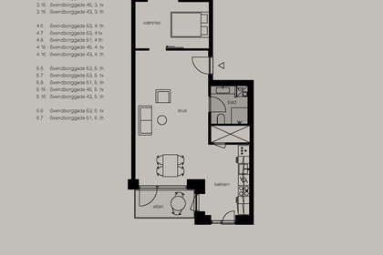 Visual presentation of the listing