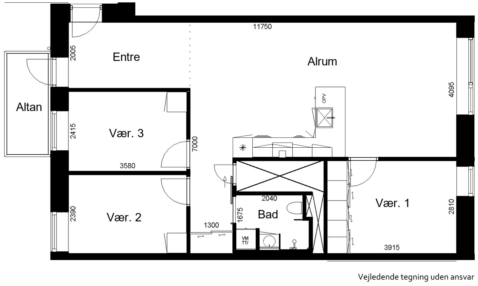 Visual presentation of the listing