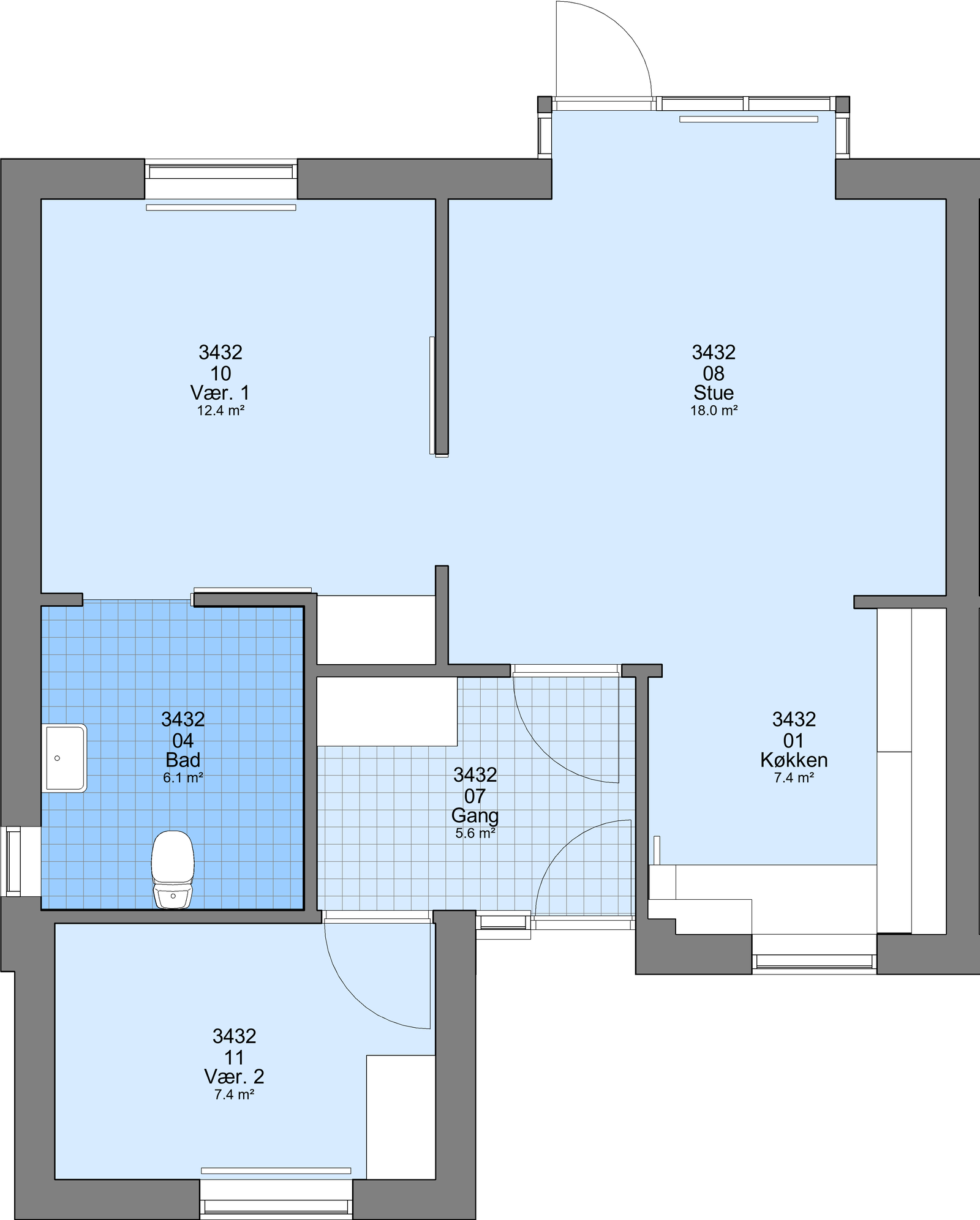 Visual presentation of the listing