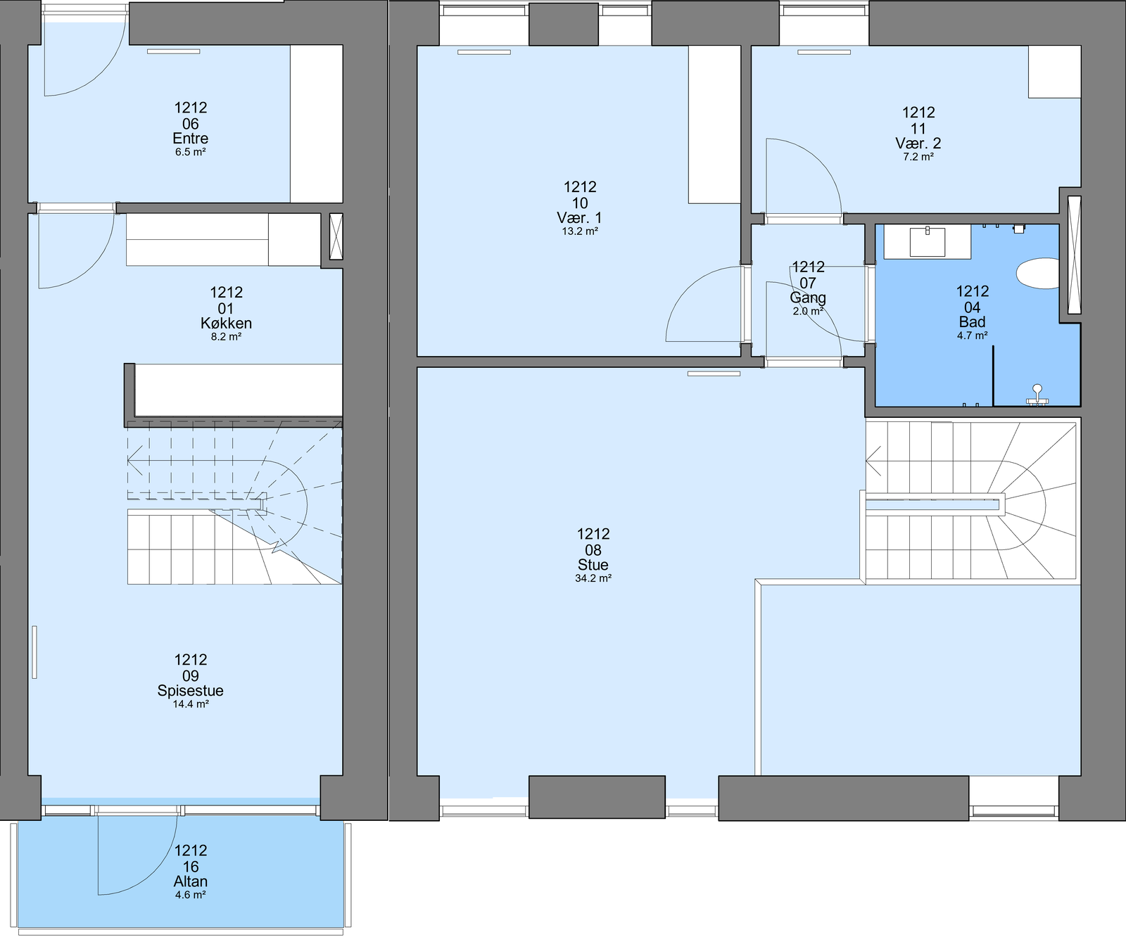 Visual presentation of the listing