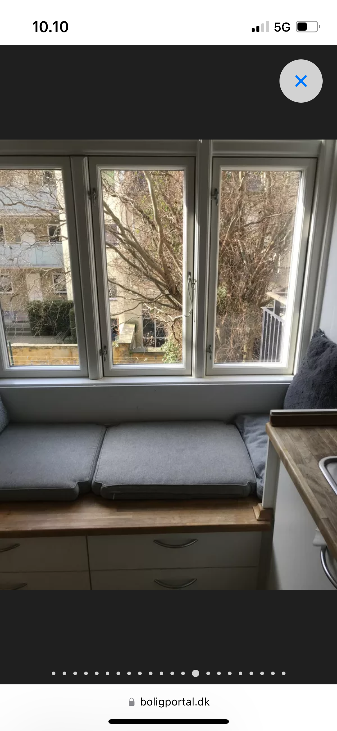 Visual presentation of the listing