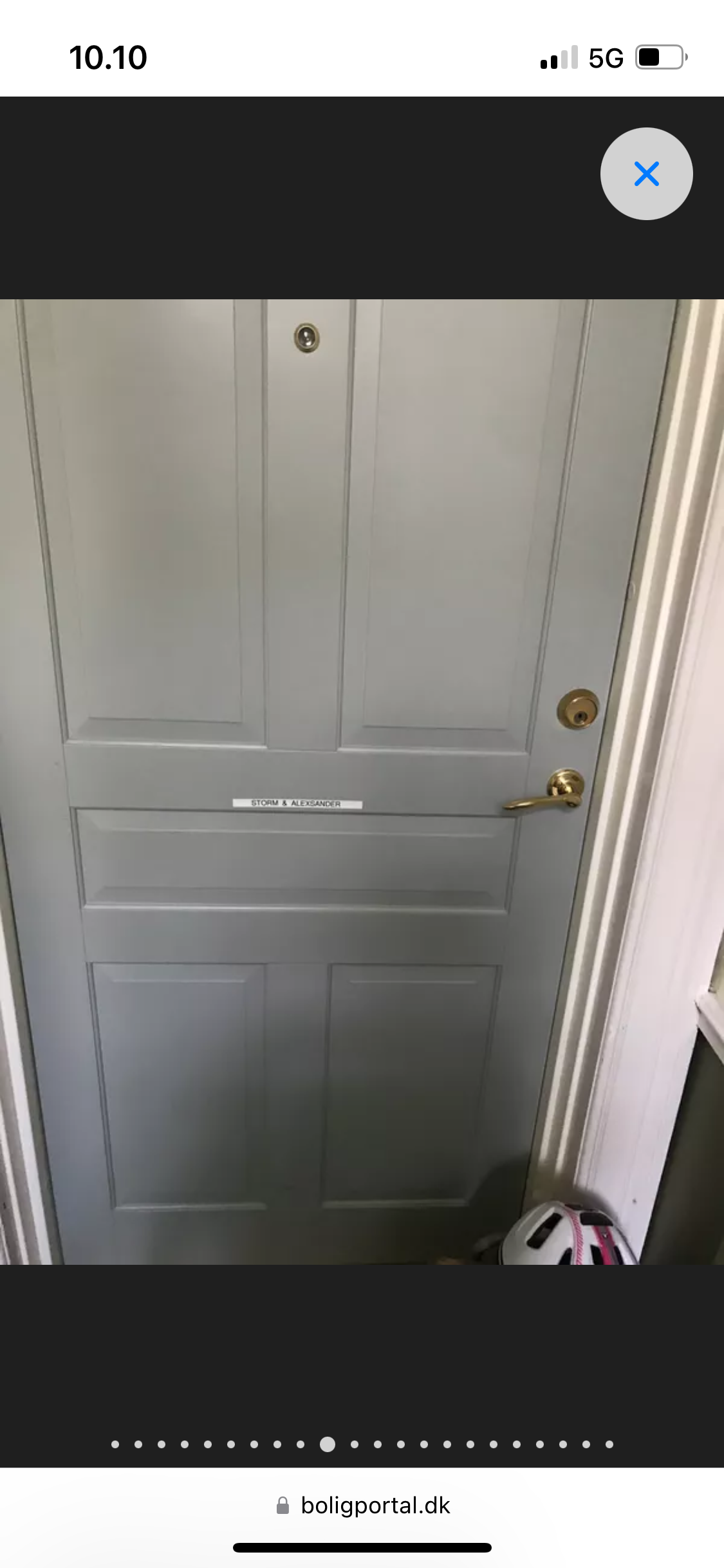 Visual presentation of the listing