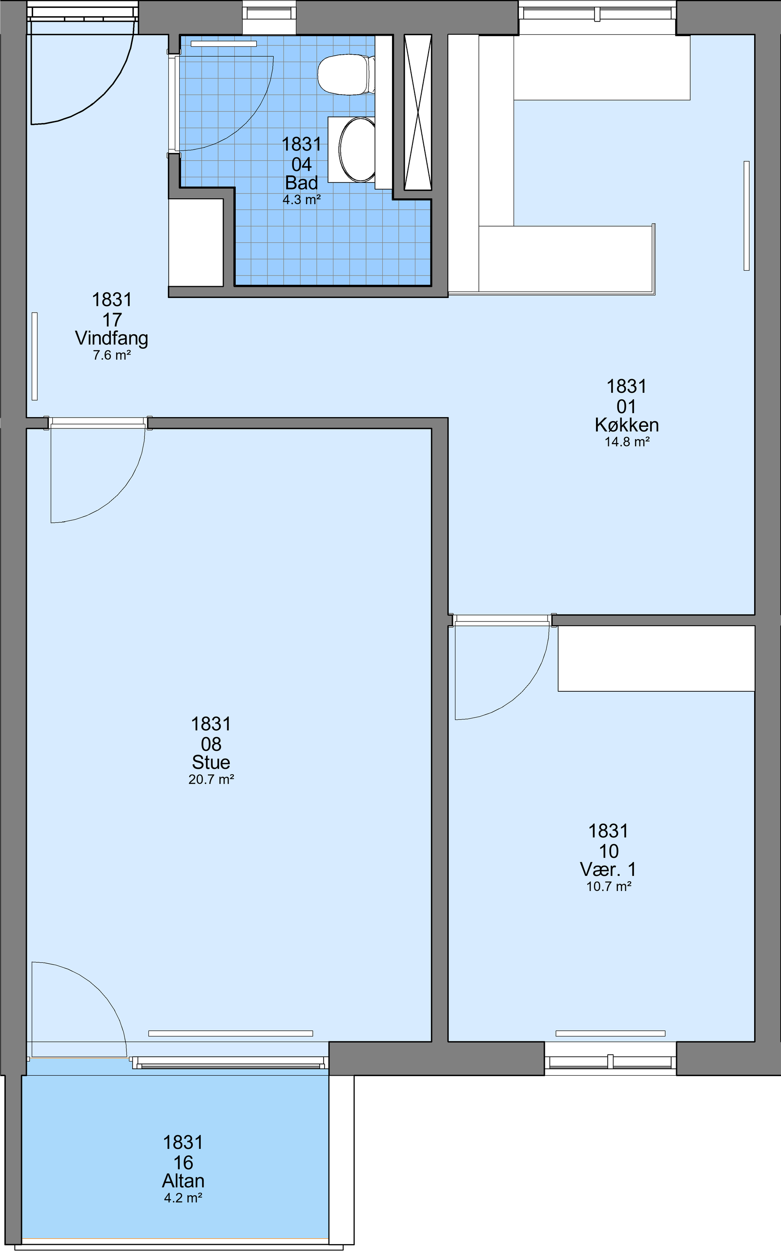 Visual presentation of the listing