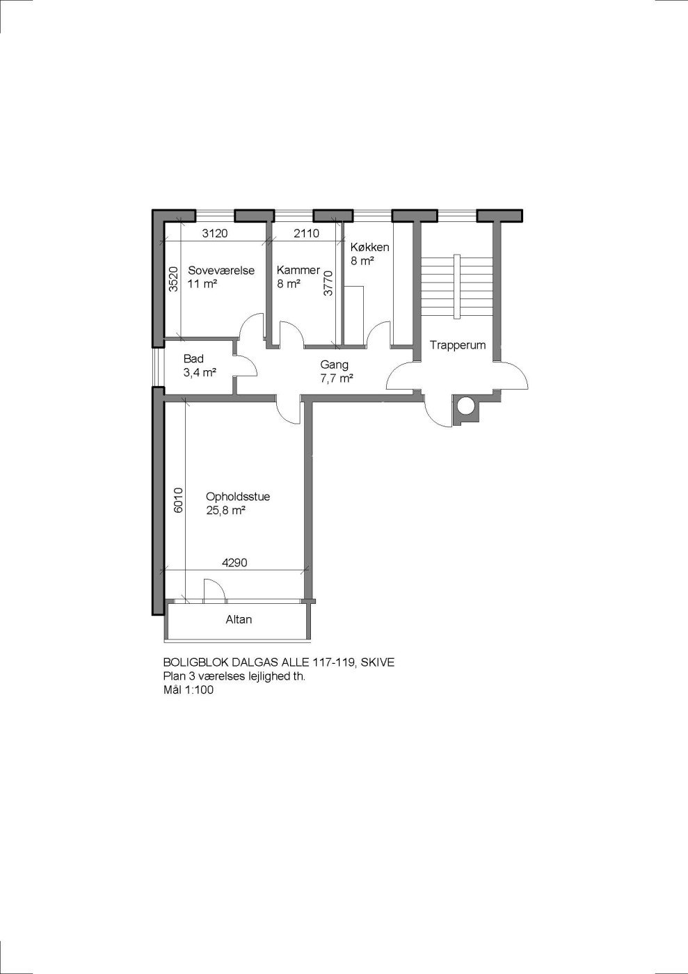 Visual presentation of the listing