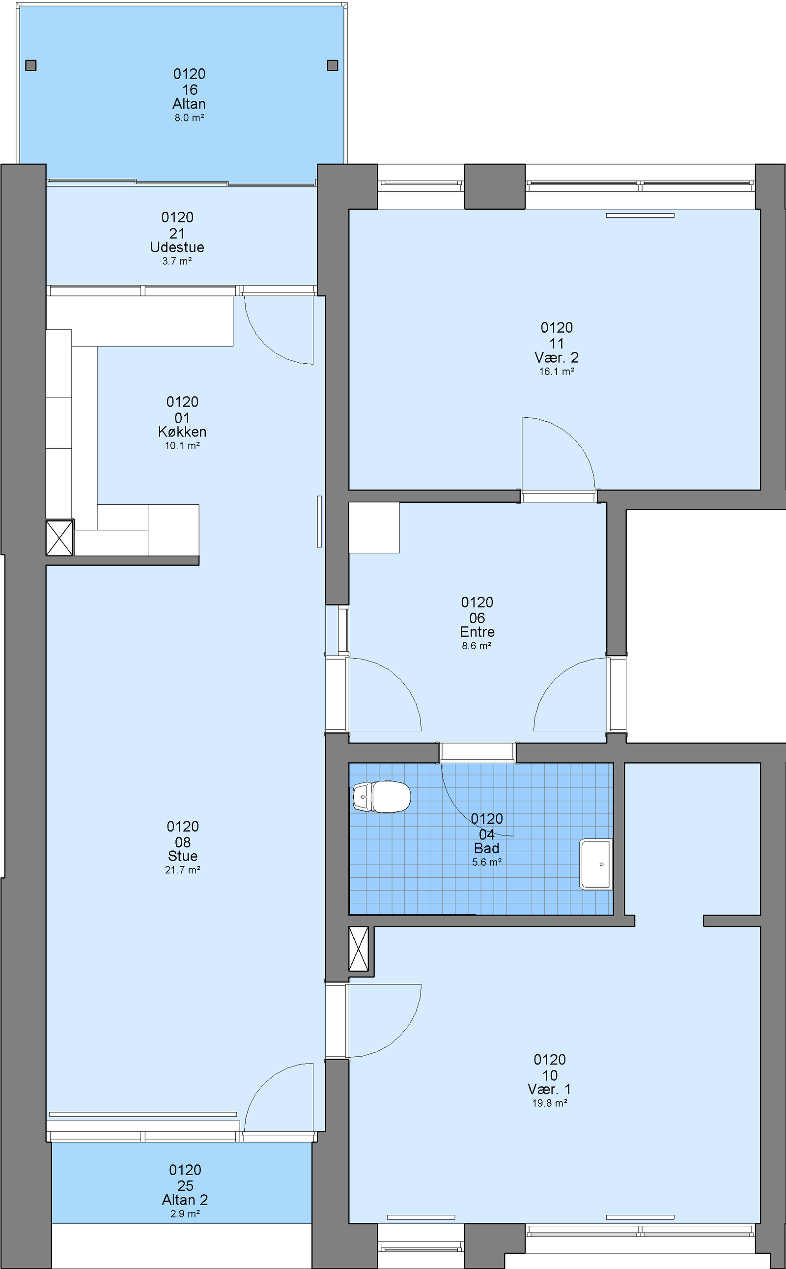 Visual presentation of the listing