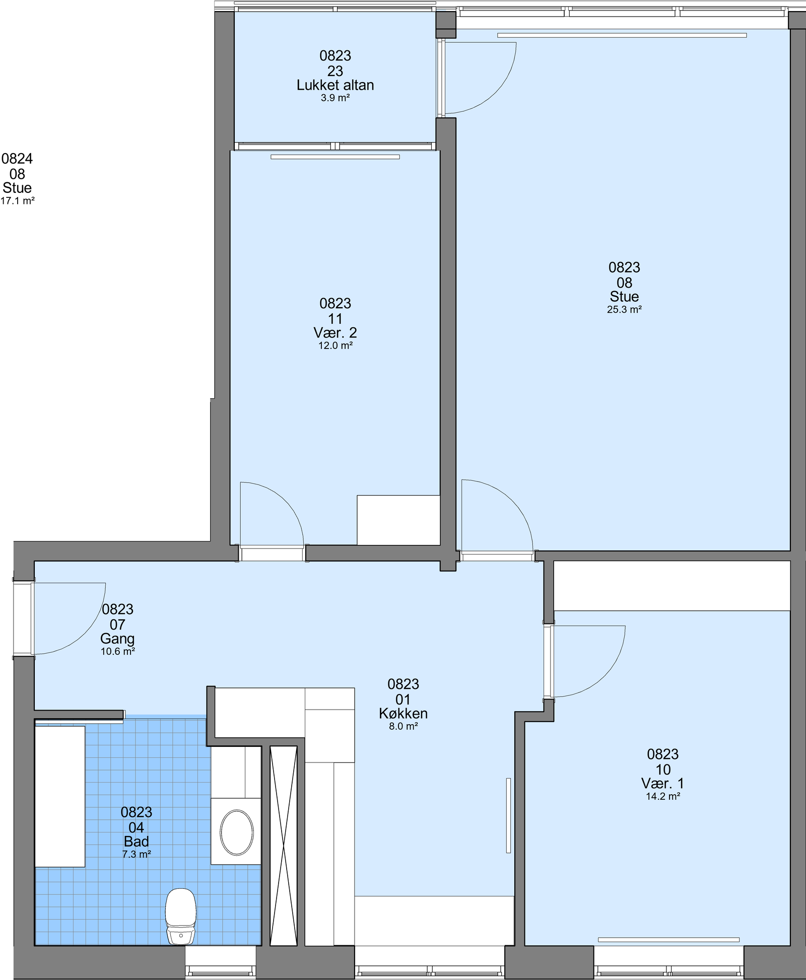 Visual presentation of the listing
