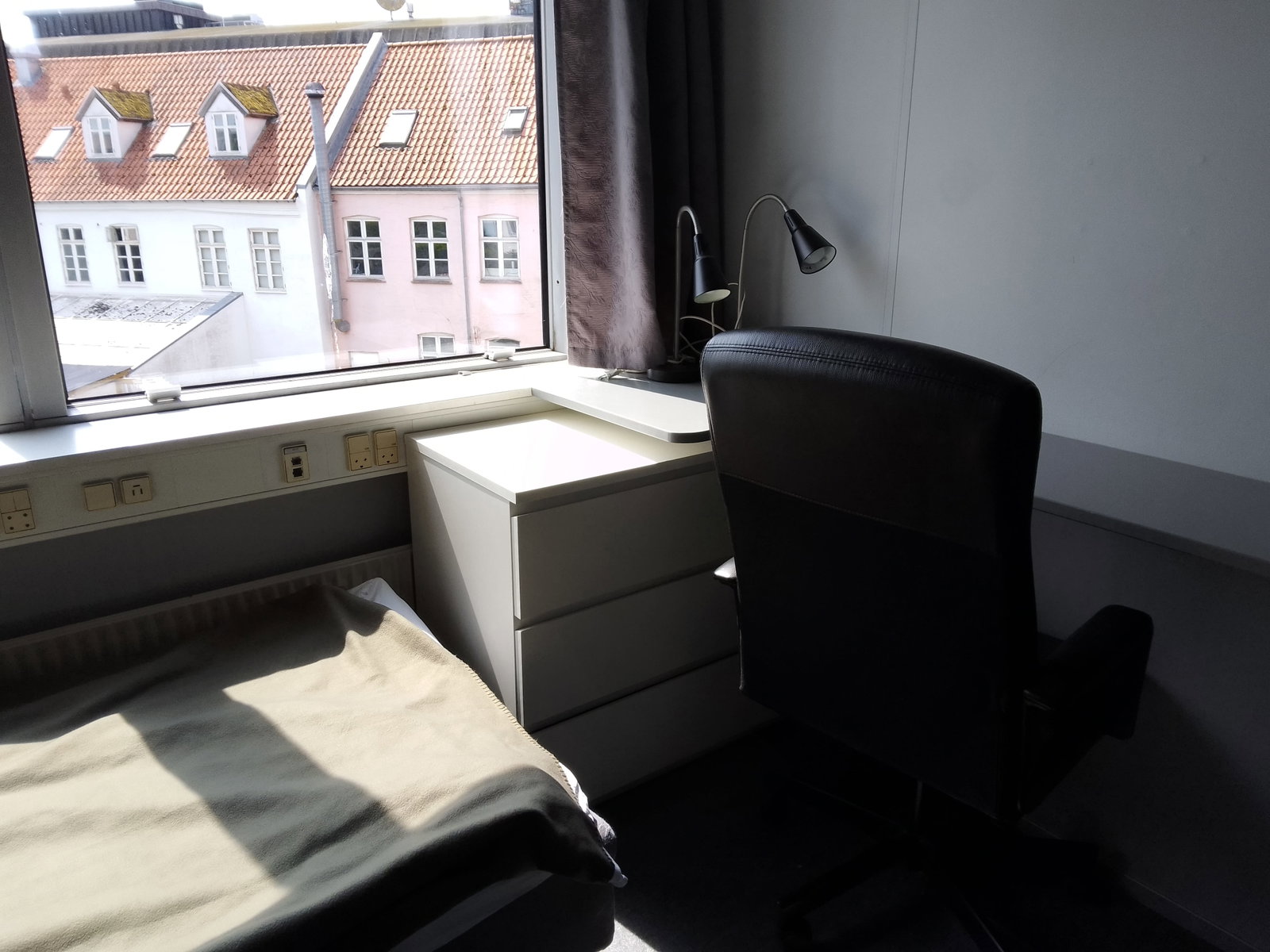 room Studio med fællesfaciliteter tæt på centrum