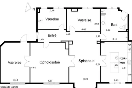 Herskabelig 5-værelses lejlighed på 163 m² i København V – billede 28