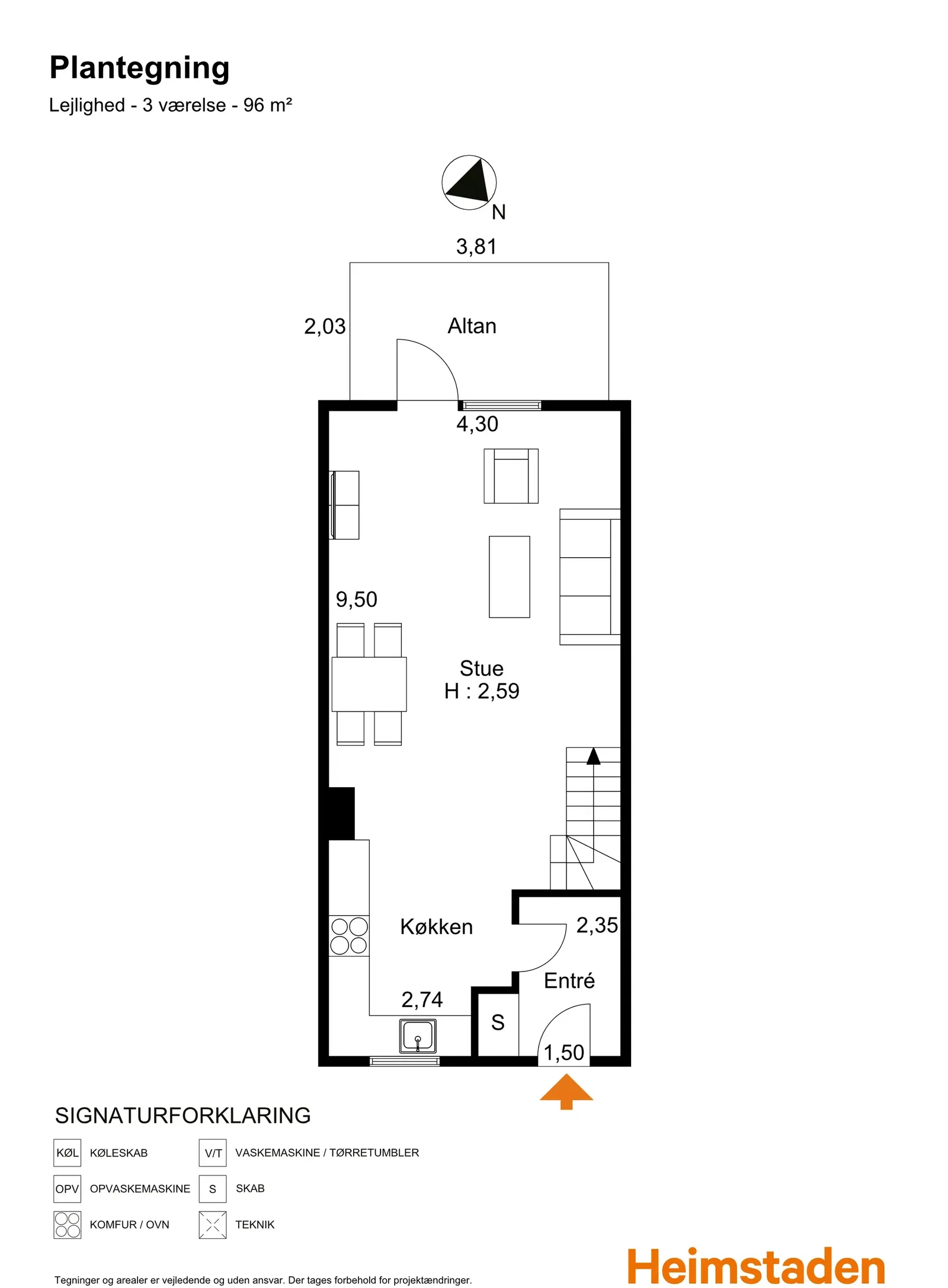 Rummelig 3-værelses bolig på 96 m² ved Østre Fælled – billede 11