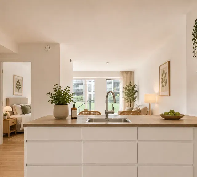 apartment Lys 3-værelses bolig på 86 m² i Risskov