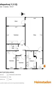 Visual presentation of the listing