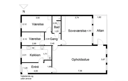 Visual presentation of the listing