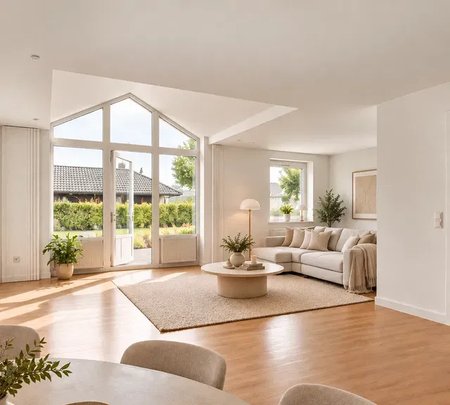 townhouse 3-værelses dobbelthus med have i Vamdrup