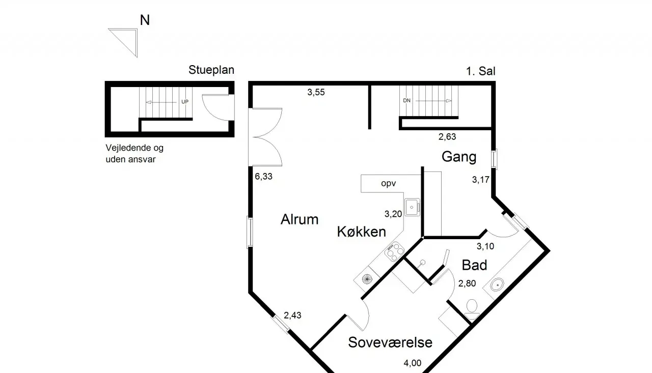 Visual presentation of the listing