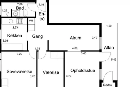 Visual presentation of the listing