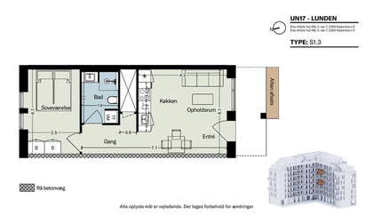 Visual presentation of the listing
