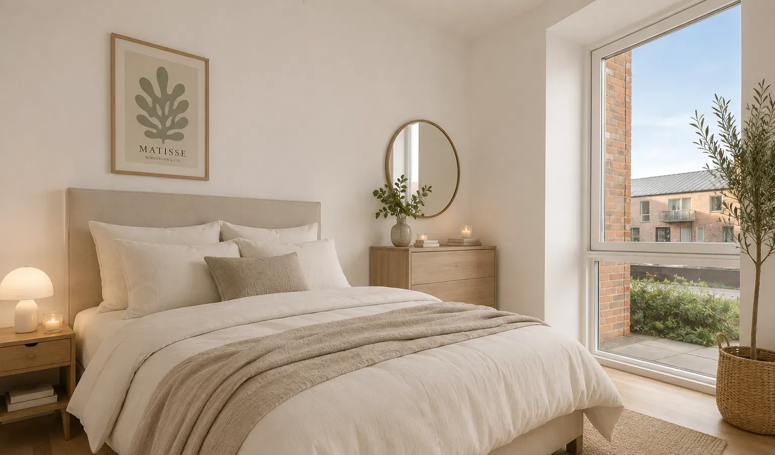 apartment Lys 2-værelses lejlighed 45 m² i Risskov