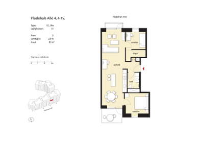 Visual presentation of the listing