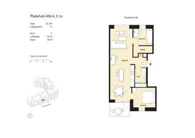 Visual presentation of the listing