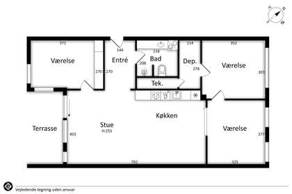 Visual presentation of the listing