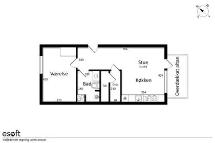 Visual presentation of the listing