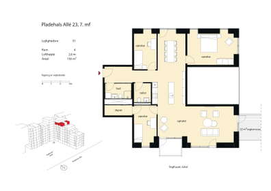 Visual presentation of the listing