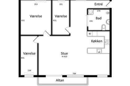 Visual presentation of the listing