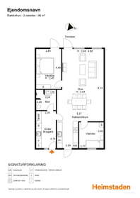 Visual presentation of the listing