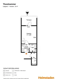 Visual presentation of the listing