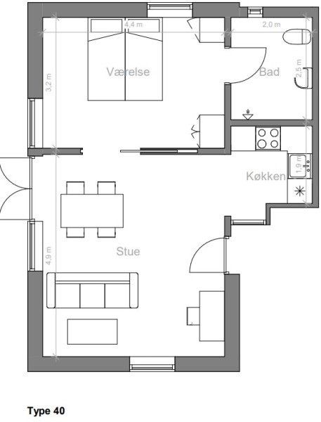 Visual presentation of the listing